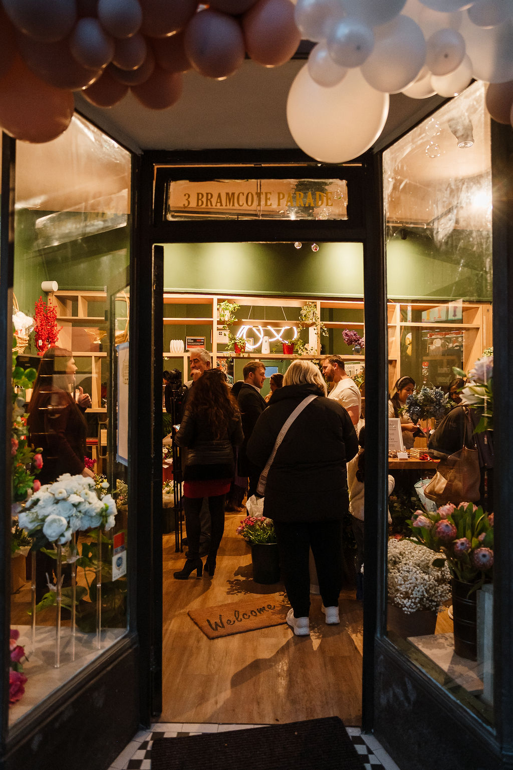 Riva Blooms flower shop interior